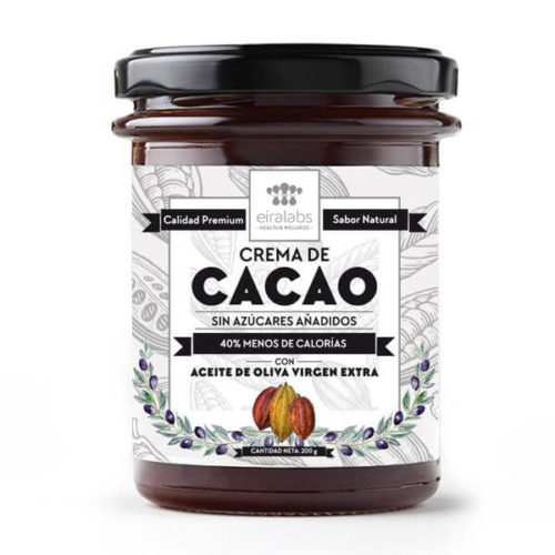 Crema de Cacao con Aceite de Oliva 200gr