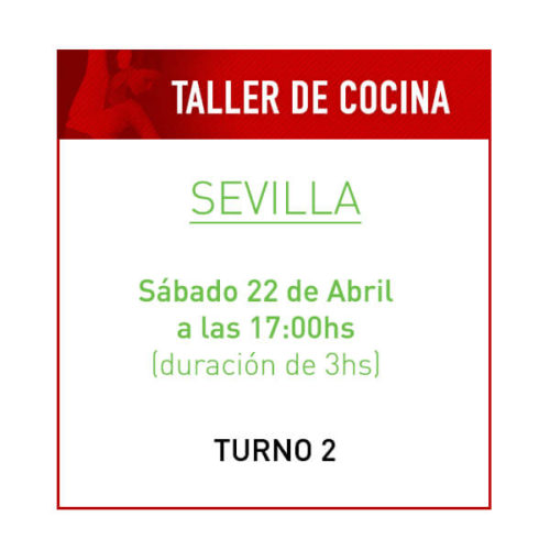 Taller de Cocina Saludable en Sevilla Turno 2