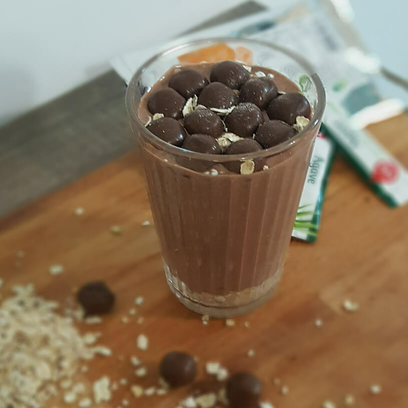 Mousse de chocolate saludable