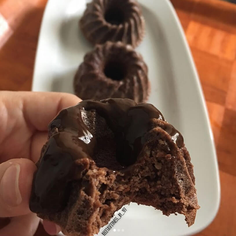 Mini tartitas de doble chocolate