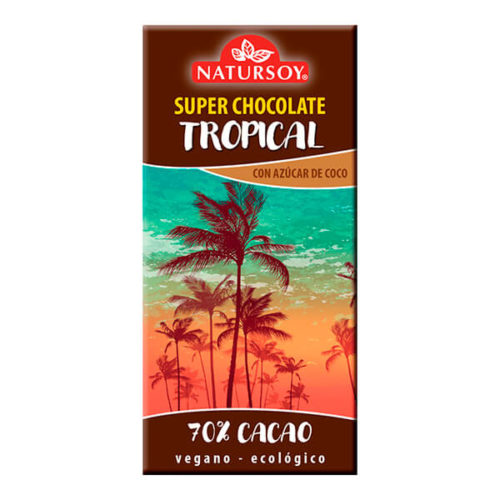 Chocolate Tropical con azúcar de coco 100gr