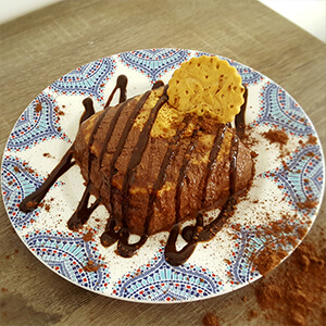 Receta de Cheesecake de chocolate saludable2