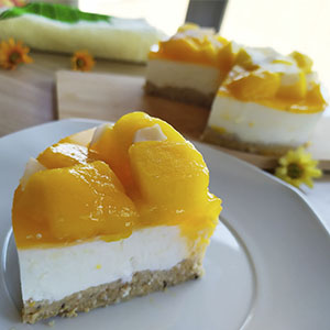 Receta de Cheesecake de mango 2