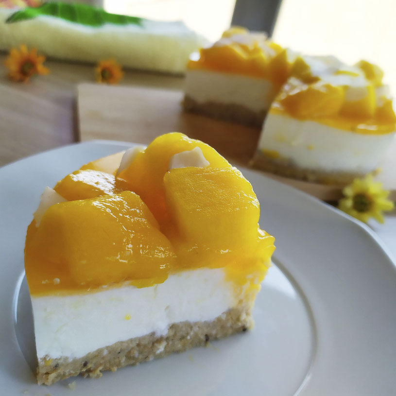 Receta de Cheesecake de mango