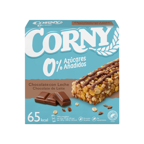 Barrita Corny 0% Chocolate estuche 6 unidades