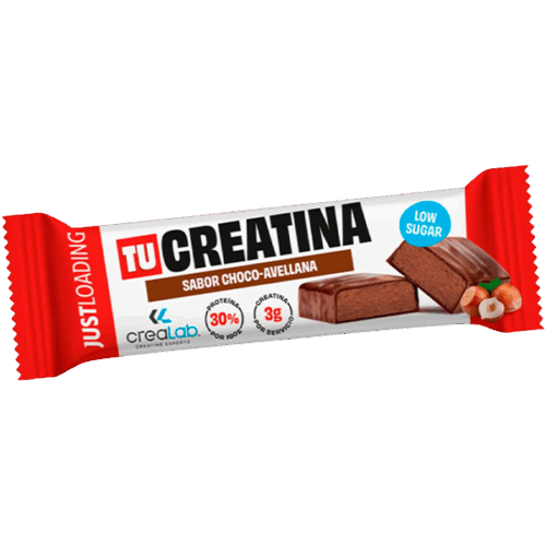 Barrita proteica con creatina sabor choco avellana 40g