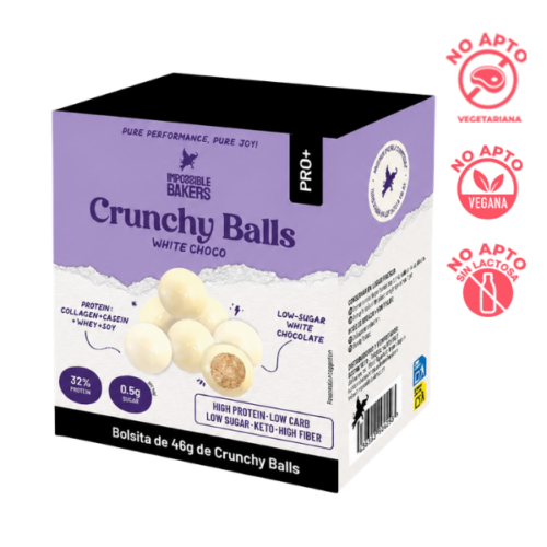 Crunchy Balls Choco Blanco 46g