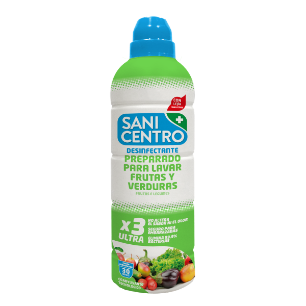 Desinfectante para lavar frutas y verduras Sanicentro 750ml