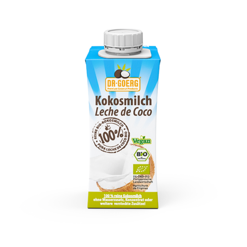 Leche de coco premium orgánica 200 ml Dr Goerg