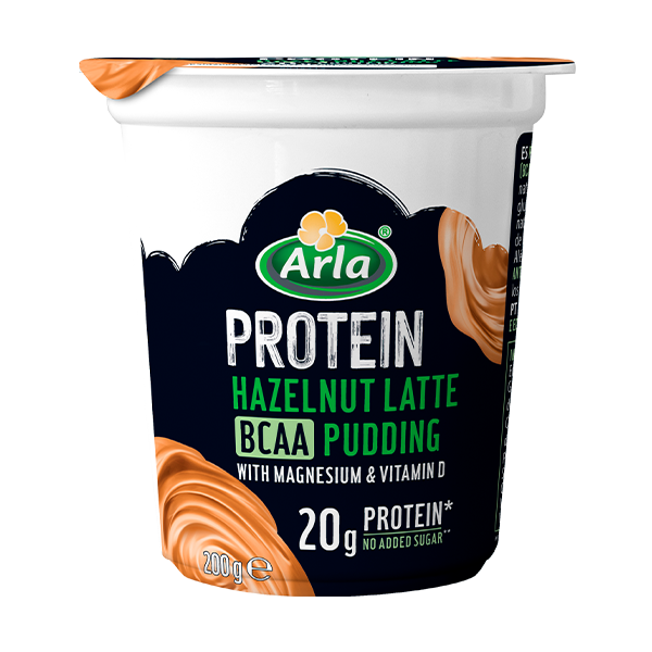 Pudding proteico sabor avellana con café 200g