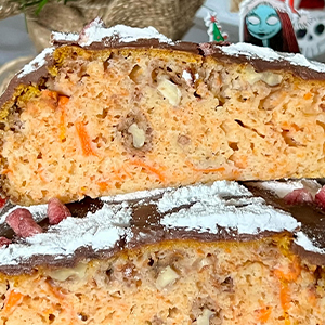 Receta de Bizcocho de Calabaza y Chocolate