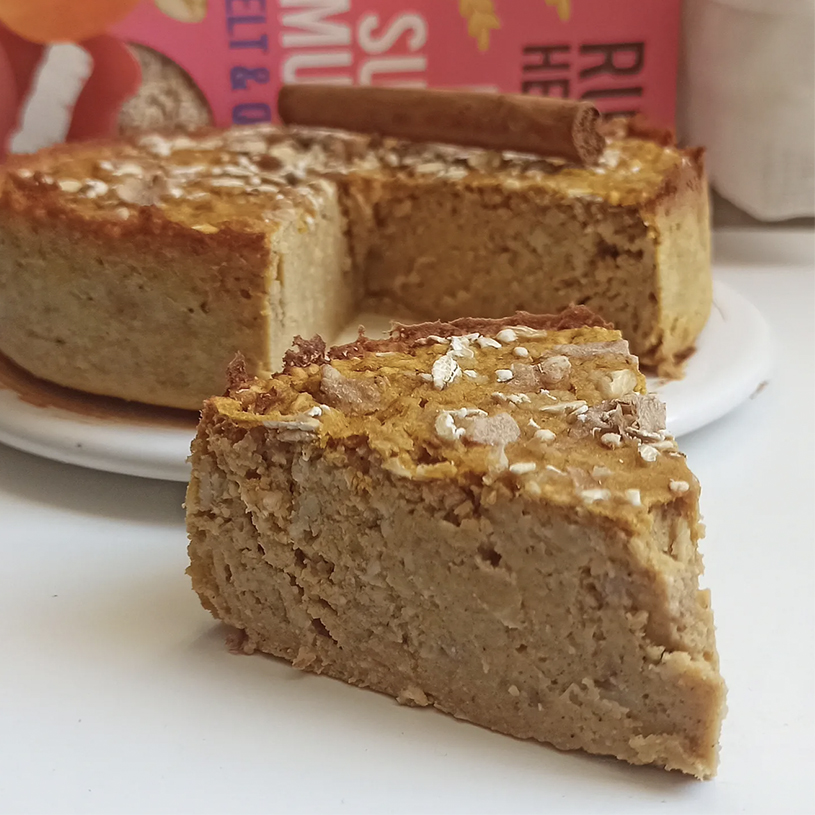 Receta de Bizcocho húmedo de canela y muesly