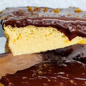 Receta de Brownie de Naranja en Microondas