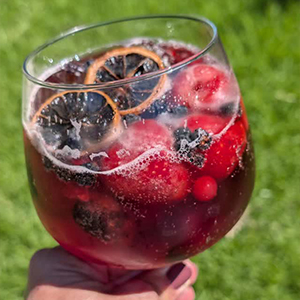 Receta de Cóctel Refrescante de Frutos Rojos