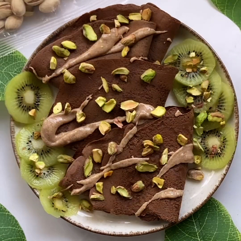 Receta de Crepes de Cacao