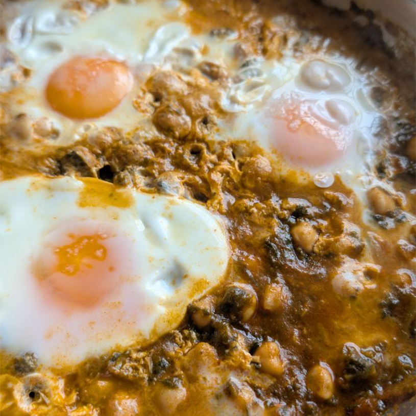 Receta de Garbanzos con Espinacas Express