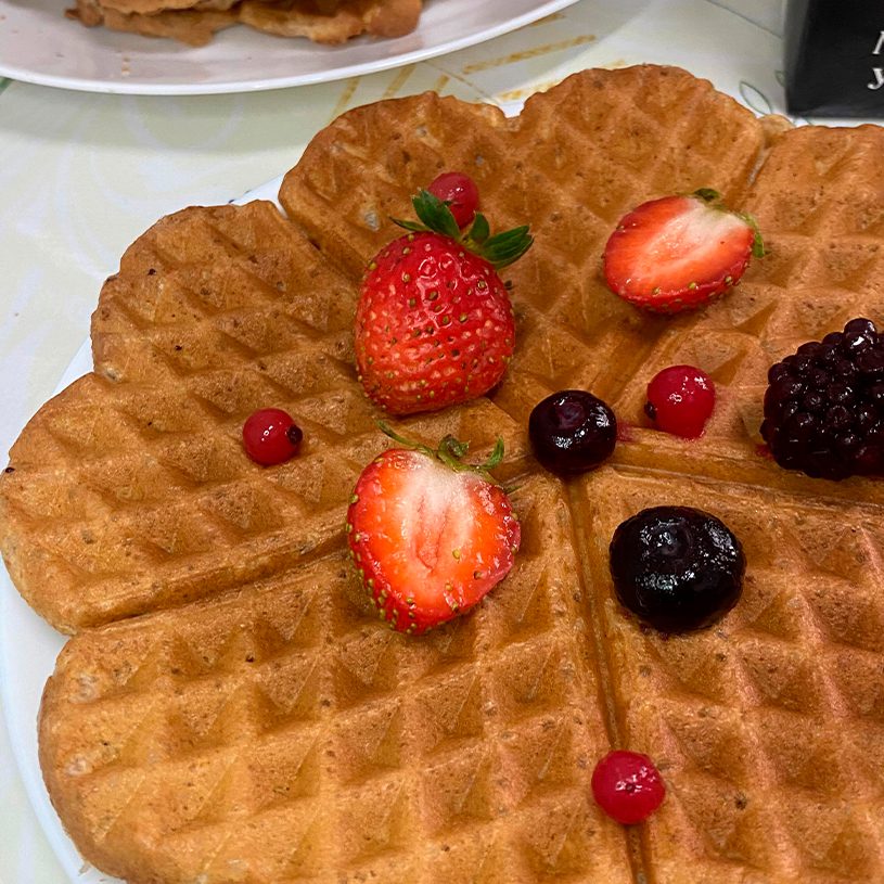 Receta de Gofres de Espelta