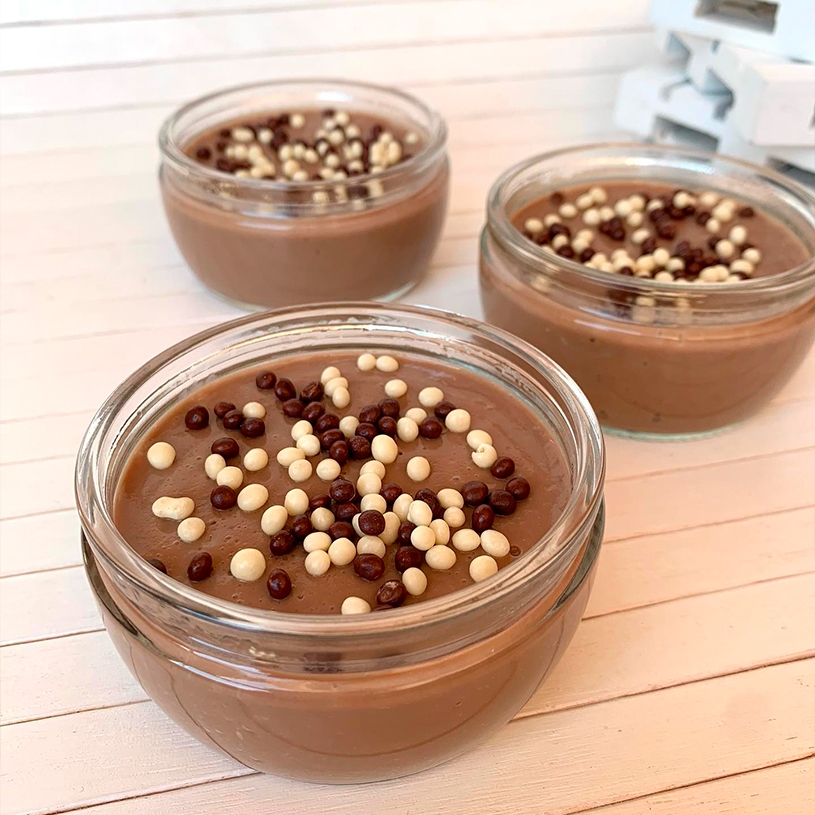 Receta de Natillas de Chocolate Proteicas Receta de Natillas de Chocolate Proteicas