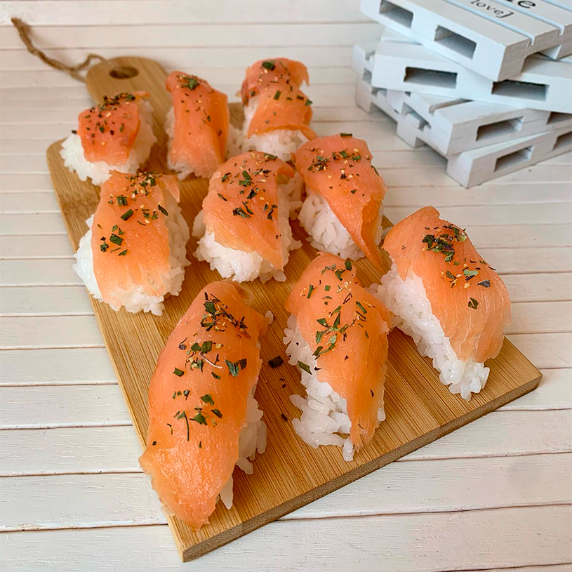 Receta de Nigiris exprés