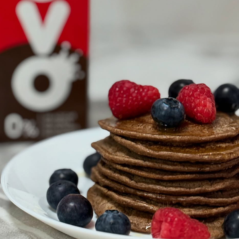 Receta de Pancakes de Cacao