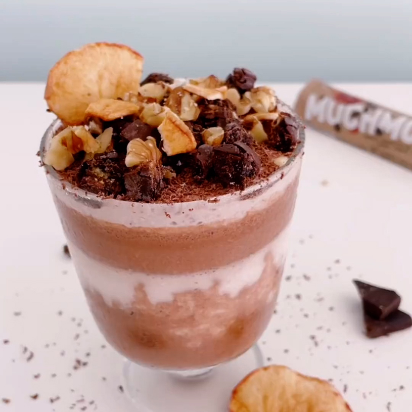 Receta de Parfait de Chocolate y Plátano
