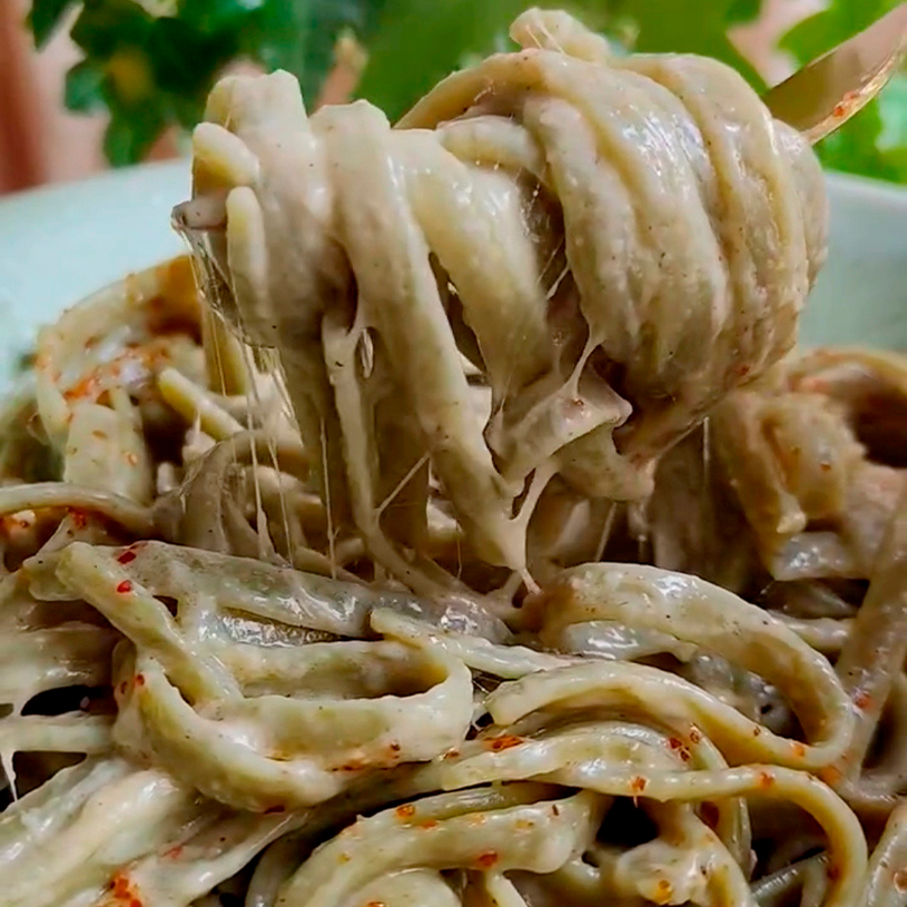 Receta de Pasta con Leche de Coco Picante