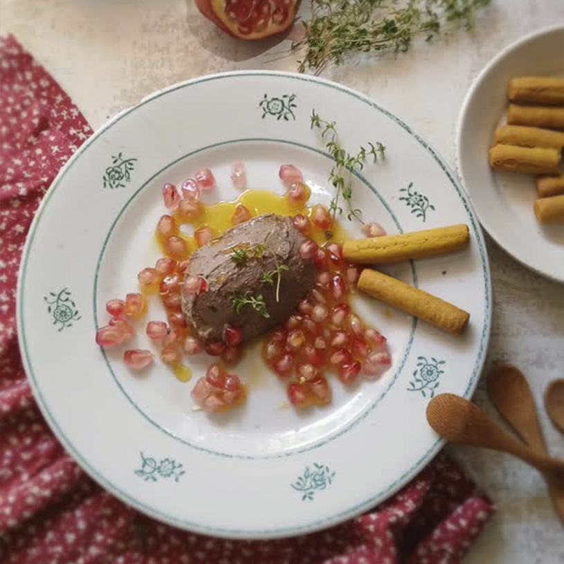 Receta de Paté de Higaditos con Granada