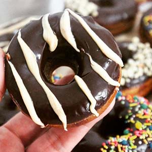 Receta de Donuts de caqui veganos2