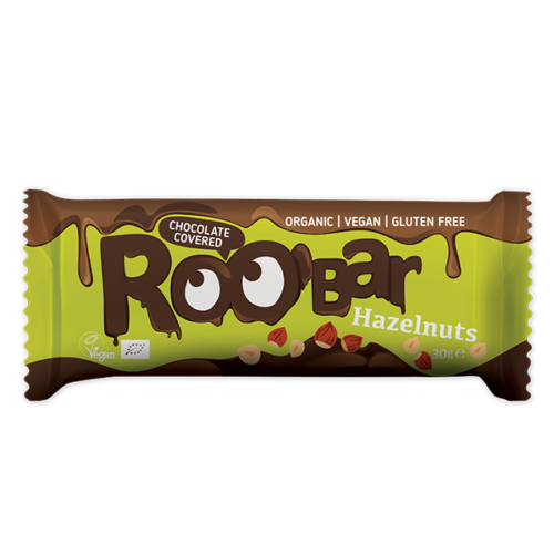 Roobar Hazelnut Chocolate covered 30g