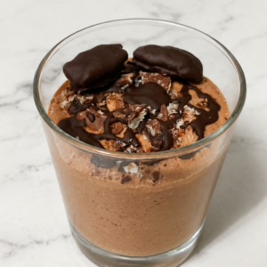 Receta de Vasitos de Mousse de Cacao