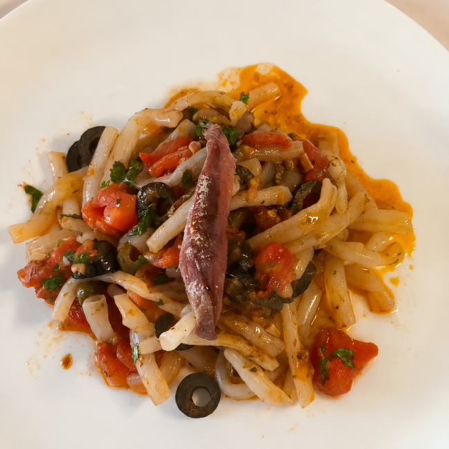 Receta de Pasta a la Puttanesca