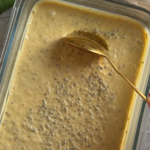 Receta de Pudding de Chía con Mango y Coco