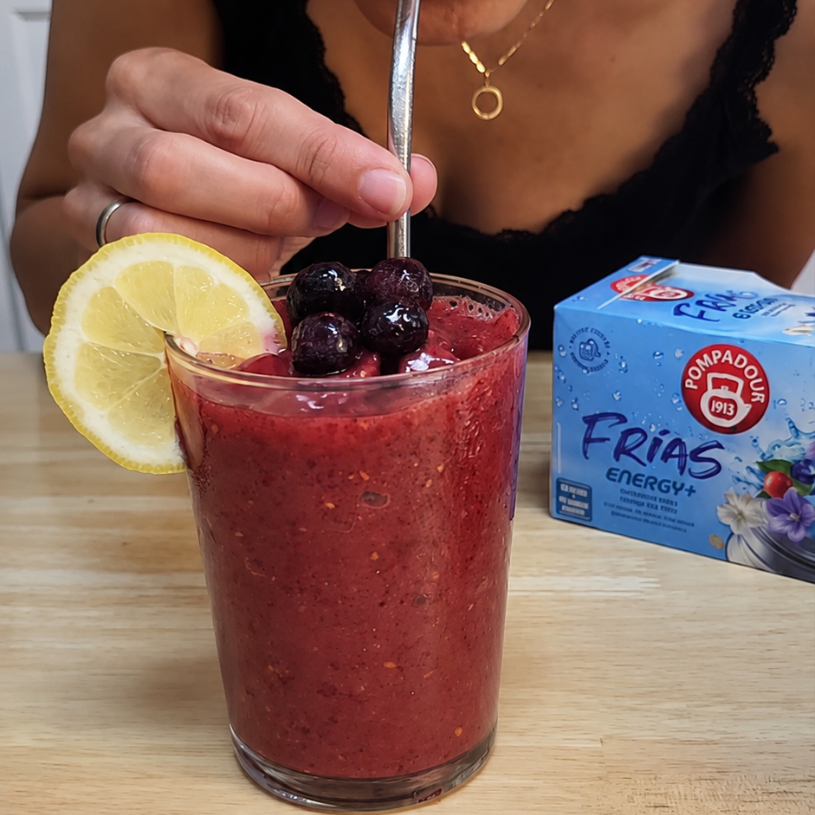 Receta de Granizado de Frutos Rojos y Té