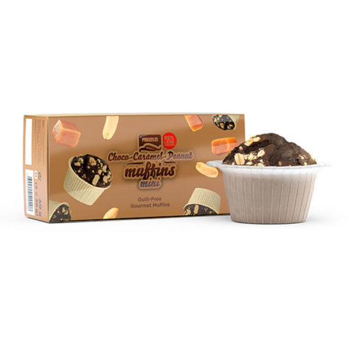 Mini Muffins Chocolate Caramelo y Cacahuete Prozis 30g