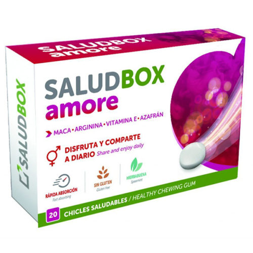 Amore 20 chicles funcionales SaludBox